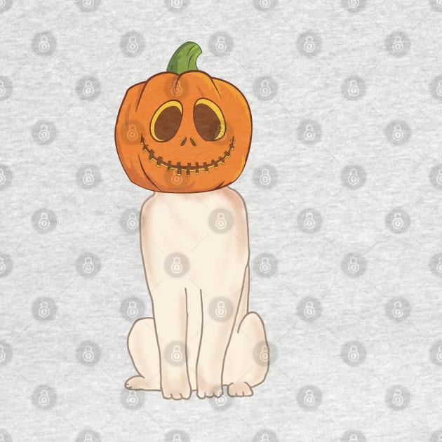 labrador retriever is a Jack-o-Lantern by Aldrvnd